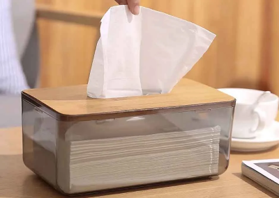 Buy  Acrylic Tissue Box With Wooden Lid  at Best Price In Bangladesh