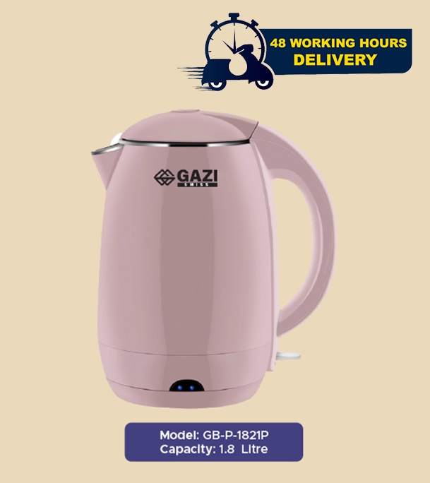 Picture of Gazi Smiss Double Layer Electric Kettle - GB-P-1821P - 1.8 Litre 