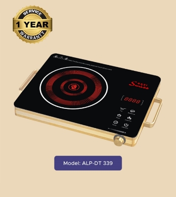 Buy Gazi 2000W Strong Fire Power Infrared Cooker ALP-DT-339 Online at Best Price