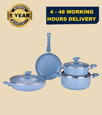 Buy Gazi Non-Stick Cookware Set - FE 2202 - 7C  Online at Best Price