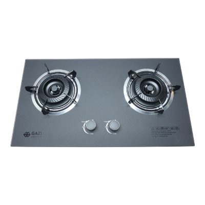 Buy Gazi Smiss Double Burner Steel Body Gas Stove TG-204 (Best Price) Online at Best Price