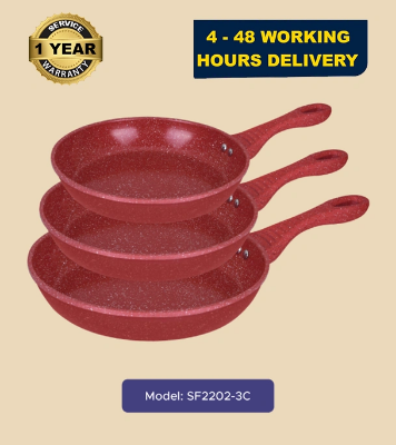 Picture of Gazi Non-Stick Cookware Set - SF 2202 - 3C