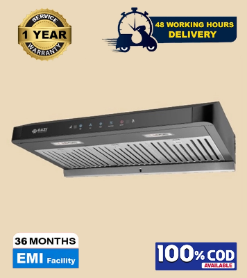 Picture of Gazi Smiss Kitchen Hood with Hand Motion Sensor and LED Touch Display HY-918CT 35.5 Inch (Best Price)