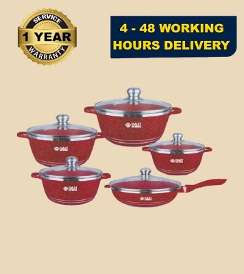 Picture of Gazi Non-Stick Cookware Set DS 12 (Best Price)