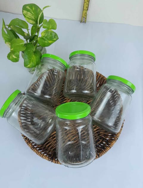 Buy ৫০০এমএল কলস ডিজাইন কাচের বৈয়ম at Best Price In Bangladesh