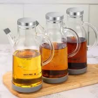 Buy Glass Oil Pot & Steel Lid at Best Price In Bangladesh