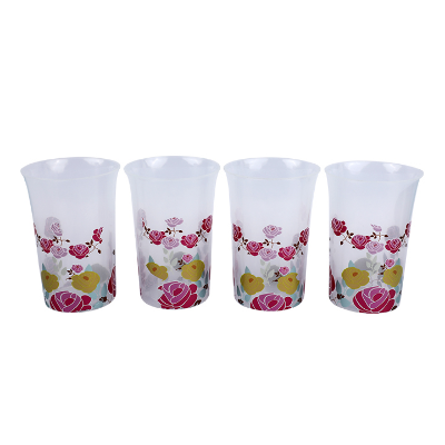 Buy Juice Jug 1.35L With 4 Pcs Flower Glass-Green Online at Best Price