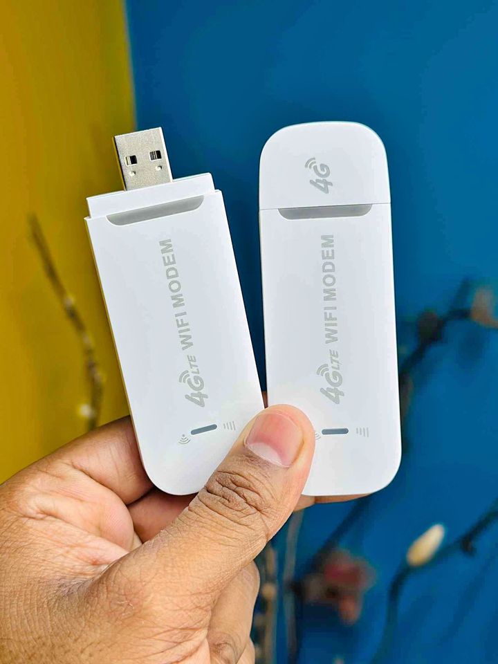 Picture of 4G LTE WiFi Modem- Support All Bangladesh SIM Cards- White Color