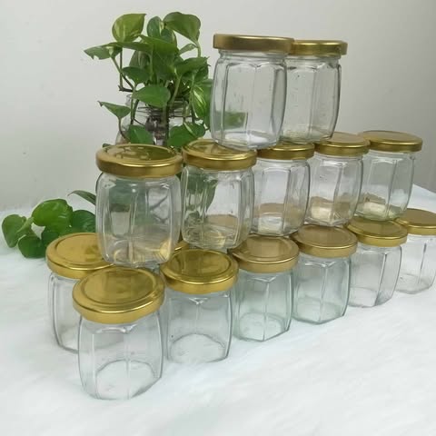 Buy ১০০এমএল কামরাঙ্গা ডিজাইন কাচের জার  at Best Price In Bangladesh