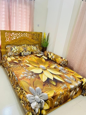 Buy China Premium 3D Design Bed Sheet at Best Price In Bangladesh