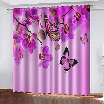 Buy 3D Print Premium Curtain - 2 Piece at Best Price In Bangladesh