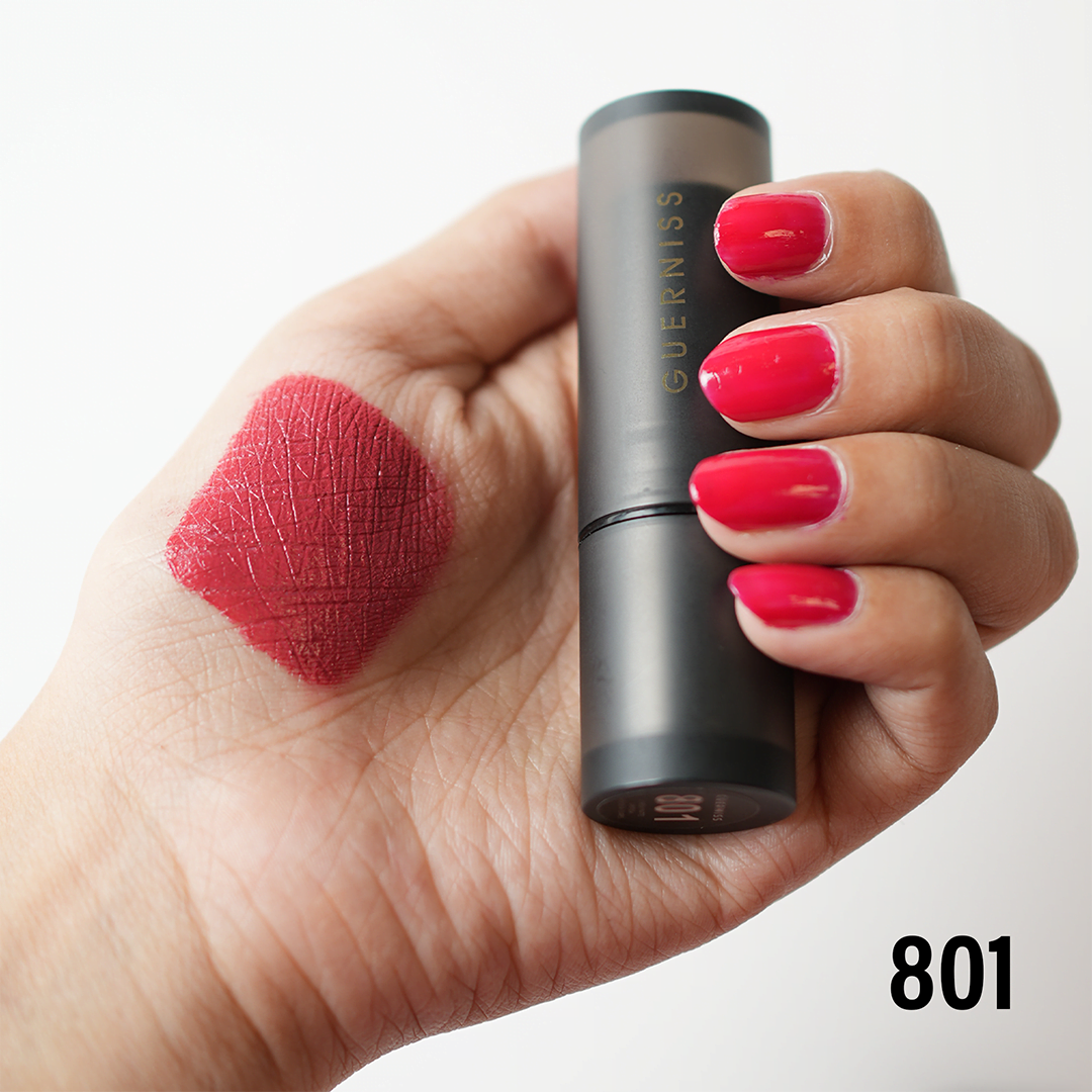 Buy Guerniss Luxely Matte Lipstick 3.5g - 801 at Best Price In Bangladesh