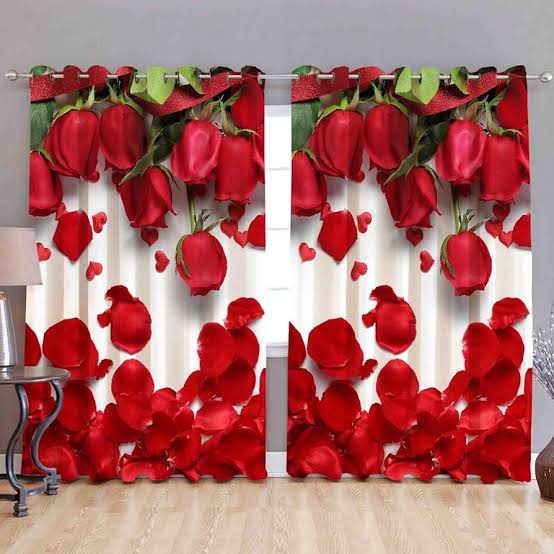 Buy 3D Print Premium Curtain - 2 Piece at Best Price In Bangladesh