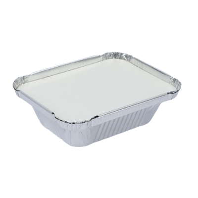 Buy   Aluminum Lunch Box with Lid 450 ML 25 Pcs Set   at Best Price In Bangladesh