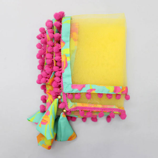 Buy Multicolor Floral Top with Sharara and Gota Lace Dupatta  at Best Price In Bangladesh