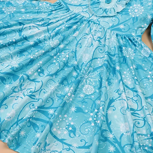 Buy Girls Twirl Dress - Pink & Blue Floral Party Dress   at Best Price In Bangladesh