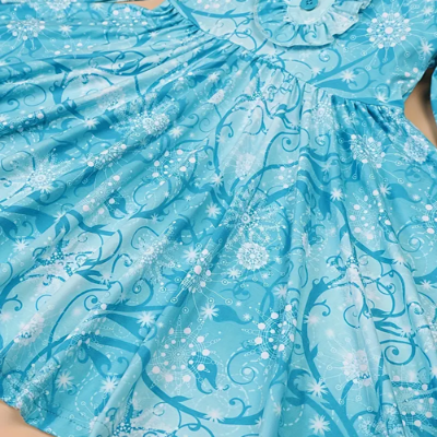 Buy Girls Twirl Dress - Pink & Blue Floral Party Dress   at Best Price In Bangladesh