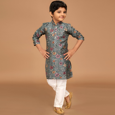 Buy Regal Blossom Heritage Kurta Set - A Royal Ethnic Wear for Boys Panjabi Pajama Sets   at Best Price In Bangladesh