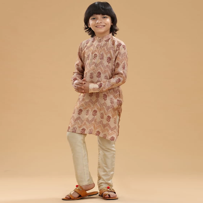 Buy Regal Blossom Heritage Kurta Set - A Royal Ethnic Wear for Boys Panjabi Pajama Sets   at Best Price In Bangladesh