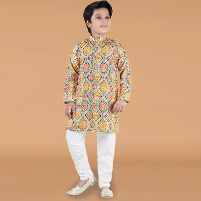 Buy Regal Blossom Heritage Kurta Set - A Royal Ethnic Wear for Boys Panjabi Pajama Sets at Best Price In Bangladesh