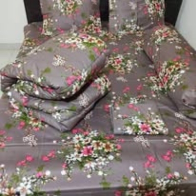 Buy Luxury Twill Cotton King Size Bed Sheet - 4 Pecs Set at Best Price In Bangladesh