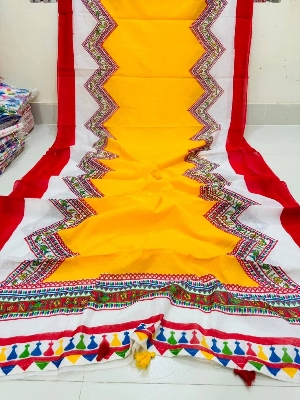 Buy Stylish and Trendy Half silk Saree For Women's and Girls Online in Bangladesh