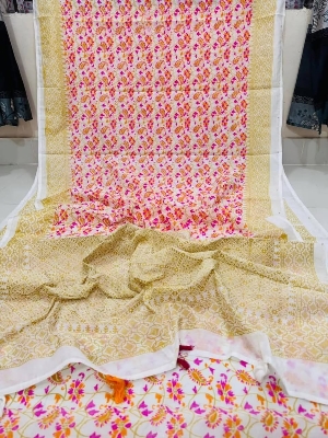 Buy Stylish and Trendy Half silk Saree For Women's and Girls Online in Bangladesh