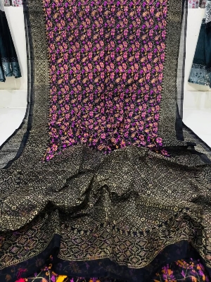 Buy Stylish and Trendy Half silk Saree For Women's and Girls Online in Bangladesh