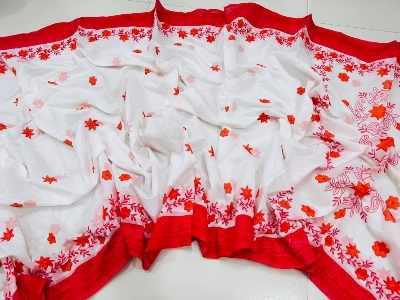 Buy Stylish and Trendy Half silk Saree For Women's and Girls Online in Bangladesh