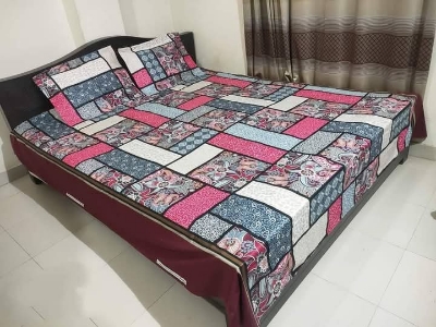 Buy Luxury Twill Cotton King Size Bed Sheet - 4 Pecs Set at Best Price In Bangladesh