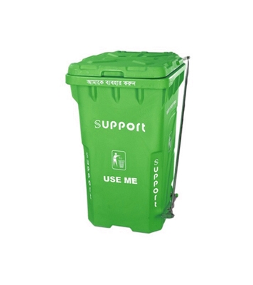 Buy Support SD06 Wheel Dustbin Paddle - Blue 240 Liter Online at Best Price
