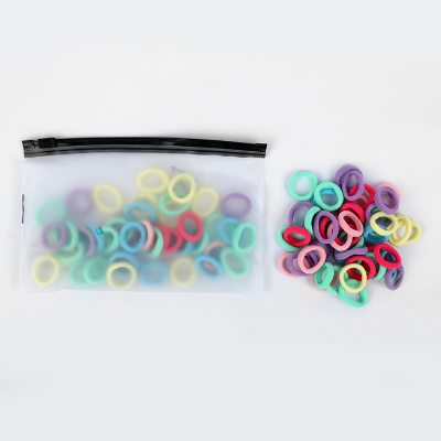 Buy Girl's Mini Elastic Soft Rubber Hair Bands-100 PCS Multi-Color at Best Price In Bangladesh