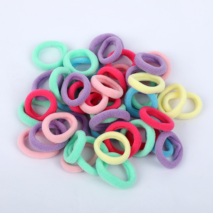 Buy Girl's Mini Elastic Soft Rubber Hair Bands-100 PCS Multi-Color at Best Price In Bangladesh