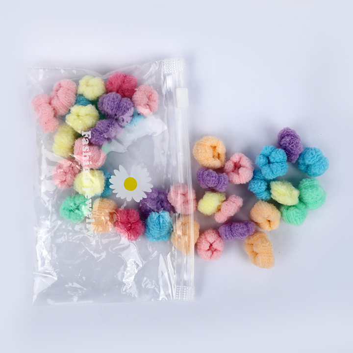 Buy 50 pcs Candy-colored Children's Trumpet Hair Band Multi Color at Best Price In Bangladesh