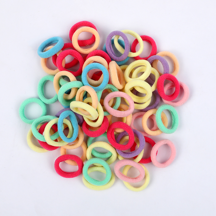 Buy 150 Pcs Girl's Mini Elastic Soft Rubber  Multi Color Hair Bands at Best Price In Bangladesh