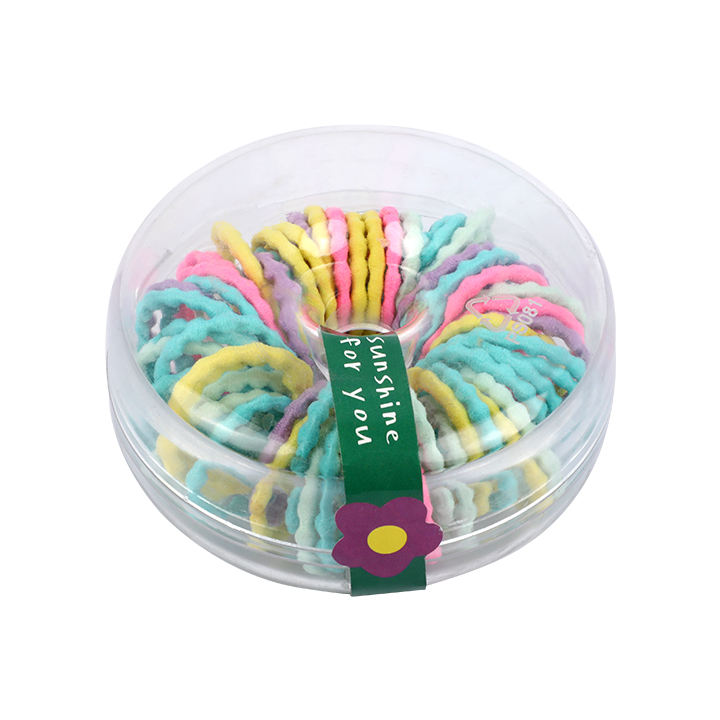 Buy 60 pcs Colorful Elastic Hair Rubber Band Nylon Hair Accessories for Kids at Best Price In Bangladesh