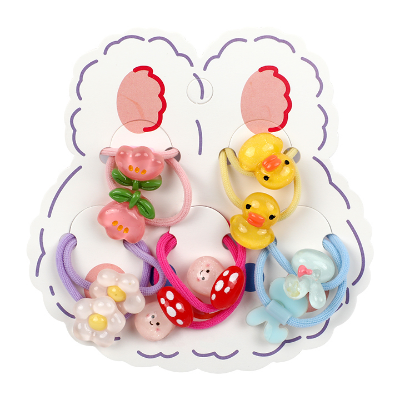 Buy 10 Pcs Elastic Cartoon Rubber Band For Girls at Best Price In Bangladesh