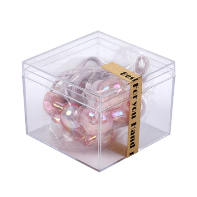 Buy 10 Pcs Children Cute Acrylic Beads Ball Elastic Hair Bands Candy Colors Kids Stretch Hair Ties at Best Price In Bangladesh