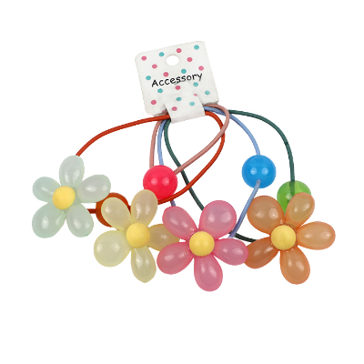 Buy Colorful Elastic Hair Rubber Band Cute Hair Accessories for Kids at Best Price In Bangladesh