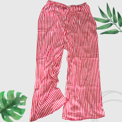 Buy Woman Choice All over Print China Linen Stripe Palazzo at best Price In Bangladesh