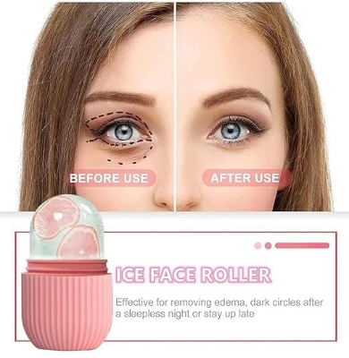 Buy  Ice Roller For Face, Beauty Facial Massage Ice Roller, Glow Cube Ice Roller for Face,Skin Care Tools for Eye Wrinkles, Acne Puffiness Relief  at best Price In Bangladesh
