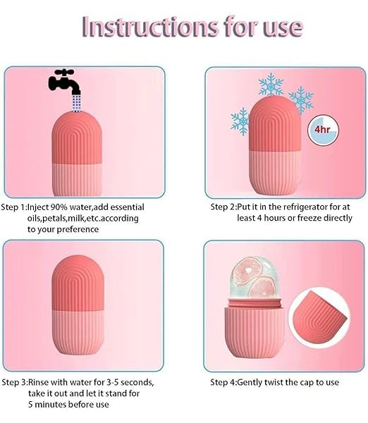 Buy  Ice Roller For Face, Beauty Facial Massage Ice Roller, Glow Cube Ice Roller for Face,Skin Care Tools for Eye Wrinkles, Acne Puffiness Relief  at best Price In Bangladesh