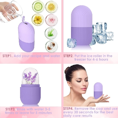 Buy  Ice Roller For Face, Beauty Facial Massage Ice Roller, Glow Cube Ice Roller for Face,Skin Care Tools for Eye Wrinkles, Acne Puffiness Relief  at best Price In Bangladesh