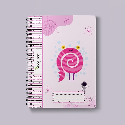 Buy The Goodluck Universe Khata Spiral 120 Page With Margin Online at Best Price