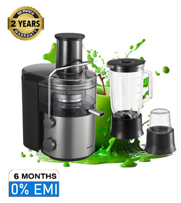 Buy Panasonic 2 Liter 1000W Stainless Steel 3-in-1 Wide Tube Juicer MJ-CB800 Online at Best Price