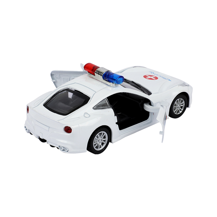 Buy Die-cast Rescue Toy Car Model Ambulance Music Gift for Children - (Die-cast Model Car) 1pcs Multi Color  Best price in bangladesh