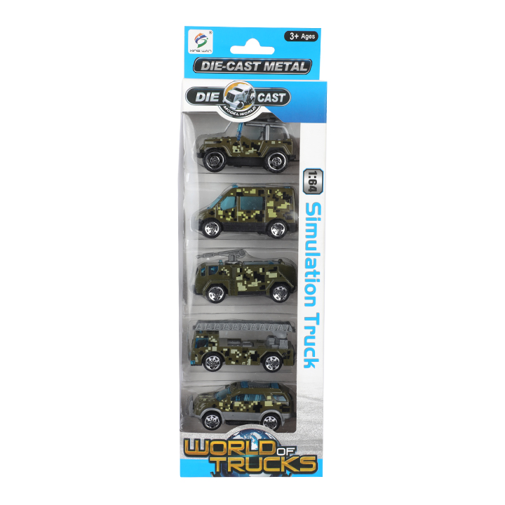 Buy  Die cast Metal army toy car 5 pcs     Best price in bangladesh
