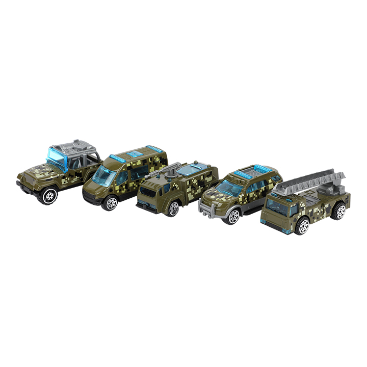 Buy  Die cast Metal army toy car 5 pcs     Best price in bangladesh