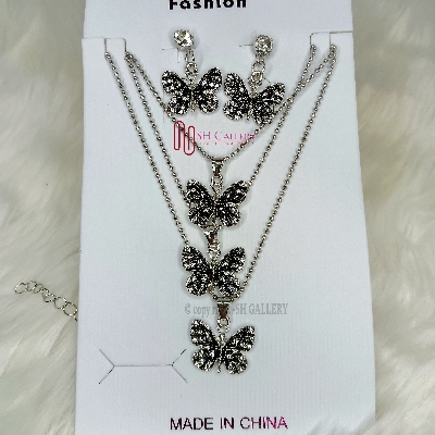 Buy Gorgeous Girls' Necklace and Earring Set – A Timeless Addition to Any Wardrobe at Best Prices in Bangladesh