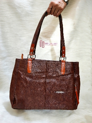 Buy Versatile Ladies' PU Leather Tote – Ideal for Work & Casual Outings at Best Prices in Bangladesh